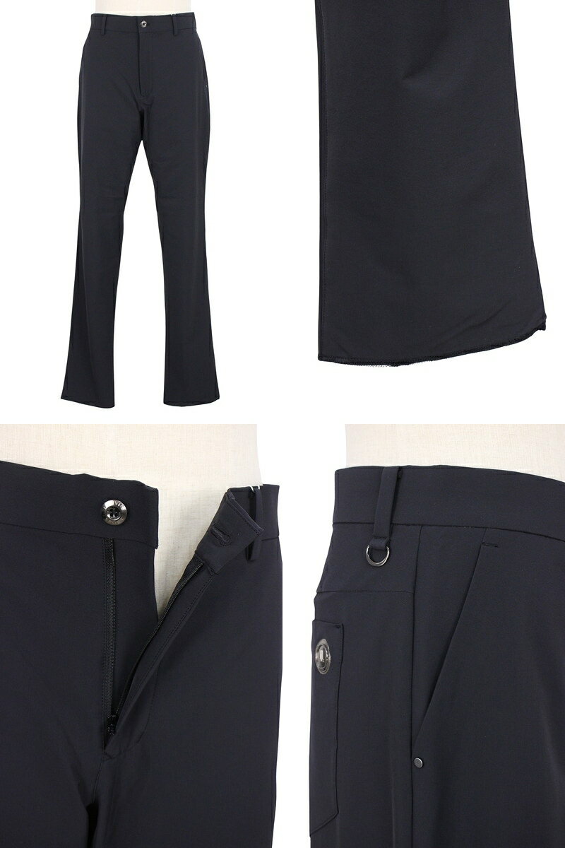 ランバン スポール LANVIN SPORT 日本正規品 メンズ パンツ ロングパンツ ストレッチ 撥水 メッシュ裏地付き 裏側一部ダウンパット付き スマートパディングパンツ 蓄熱 保温 ロゴワッペン 【送料無料】 2025 秋冬 新作 ゴルフウェア