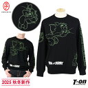 カステルバジャック CASTELBAJAC メンズ セーター クルーネック トムアンドジェリー コラボ ウール混紡 ロゴジャガード 【送料無料】 2025 秋冬...