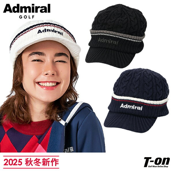 アドミラルゴルフ Admiral Golf 日本正規品 メンズ レディース キャップ ニットキャップ つば付きニッ..
