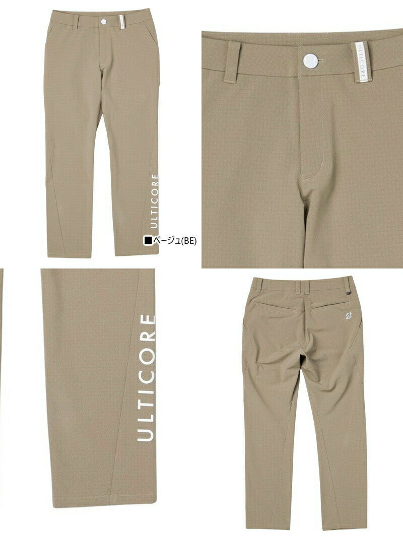 アルティコア ブリヂストン ゴルフ ULTICORE BRIDGESTONE GOLF レディース パンツ ロングパンツ 裾上げ済み仕様パンツ ストレッチ 撥水 ロゴプリント M〜3Lまで 【送料無料】 2025 秋冬 新作 ゴルフウェア