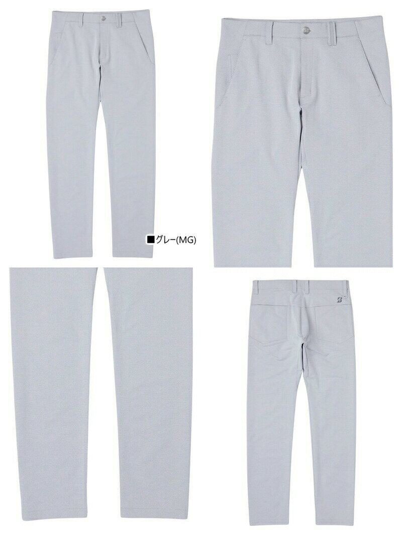 ブリヂストン ゴルフ BRIDGESTONE GOLF メンズ パンツ ロングパンツ ストレートシルエット ストレッチ 撥水 ＋3℃ 軽量 ロゴワンポイントプリント 【送料無料】 2025 秋冬 新作 ゴルフウェア