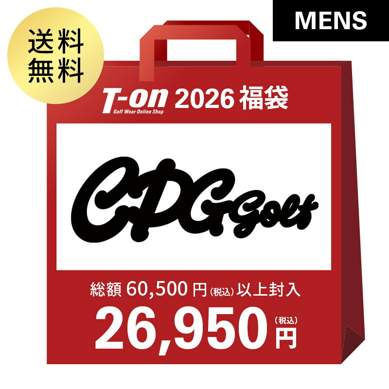 シーピージー ゴルフ CPG GOLF メンズ 即納 2026年新春福袋 シーピージー ゴルフ メンズ 総額60,500円(税込）以上封入 55％OFF〜 希少！数量限定 CPG GOLF 【送料無料】 ゴルフウェア