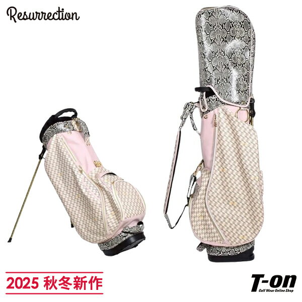 レザレクション Resurrection メンズ レディース キャディバッグ スタンド式キャディバッグ 8.5型 46インチ対応 パーヴォー 金田久美子プロモデ...