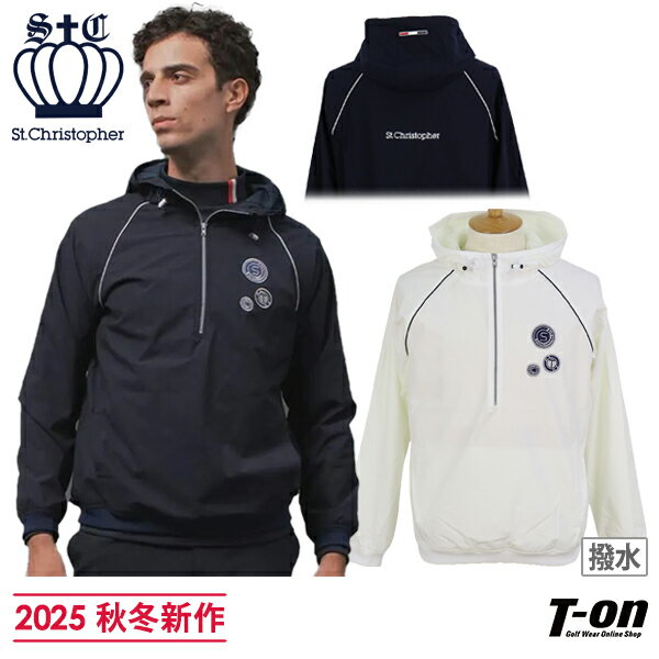 セントクリストファー St.Christopher メンズ ブルゾン フード付き パーカー ハーフジップ プルオーバ..
