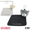 セントアンドリュース St ANDREWS メンズ レディース ボールクリーナー ボール拭き ラウンドスィーパー テディベアフェイス ぬいぐるみモチーフ 202...