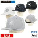 【30%OFF SALE】Jリンドバーグ J.LINDEBERG 日本正規品 メンズ キャップ フラットバイザー ツイル素材 ロゴプリント Drive Cap 2025 春夏 新作 ゴルフ