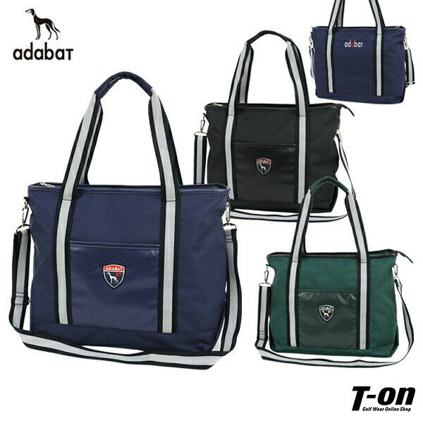 アダバット adabat メンズ レディース トートバッグ ビッグトートバッグ ショルダーベルト付き エンブレム刺繍 底鋲付き 【送料無料】 ゴルフ