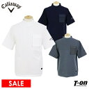 【30%OFF SALE】キャロウェイ アパレル キャロウェイ ゴルフ Callaway APPAREL メンズ セーター 半袖 モックネックニット リラックス...