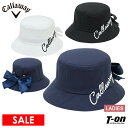 【20%OFF SALE】キャロウェイ アパレル キャロウェイ ゴルフ Callaway APPAREL レディース ハット リボン付ハット バケットハット 筆...