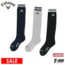 【20%OFF SALE】キャロウェイ アパレル キャロウェイ ゴルフ Callaway APPAREL レディース ソックス ハイソックス 抗菌防臭 足底パイ...