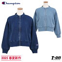 チャンピオン Champion 日本正規品 レディース ブルゾン スウェットブルゾン クルーネック ショート丈 クロップドトップス コットン混紡 ZIP SWE...