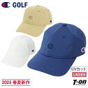 チャンピオン チャンピオン ゴルフ Champion 日本正規品 レディース キャップ メッシュ調素材 軽量 UVカット 同色ロゴ刺繍 2025 春夏 新作 ゴ...