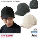 ジュンアンドロペ ノワール JUN AND ROPE NOIR JUN&ROPE メンズ キャップ エアホールキャップ コーデュラナイロン素材 撥水 パンチングデザイン 2025 春夏 新作 ゴルフ