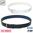 ゾーイ ZOY メンズ ベルト ZURENレザーベルト 牛革ベルト 型押しレザー エンボスロゴ 【送料無料】 2025 春夏 新作 ゴルフ