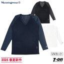【タイムセール 5/7 13:00迄 10%OFF】マンシングウェア Munsingwear メンズ アンダーウェア Vネック インナーシャツ 長袖 身頃メッシ...