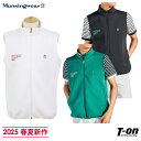【タイムセール 5/7 13:00迄 10%OFF】マンシングウェア Munsingwear メンズ ベスト フルジップベスト スタンドネック 異素材コンビ ダ...