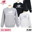 ニューバランス ゴルフ new balance golf メンズ セーター クルーネック ニットプルオーバー 撥水 軽量 速乾 ロゴジャガード M~3L 【送料無料】 2025 春夏 新作 ゴルフウェア