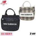 ニューバランス ゴルフ new balance golf メンズ レディース カートバッグ トートバッグ ラウンドバッグ レオパード柄 格子柄 チェック柄 異素...