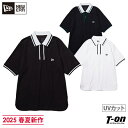ニューエラ ゴルフ ニューエラ NEW ERA 日本正規品 レディース ポロシャツ 半袖 UVカット 吸汗速乾 配色ラインデザイン ロゴ刺繍 ドロップショルダー...