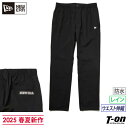 ニューエラ ゴルフ ニューエラ NEW ERA 日本正規品 メンズ レインウェア パンツ ロングパンツ レインパンツ 防水 透湿 撥水 ストレッチ ウエスト伸縮 メッシュ裏地付 裾ファスナー仕様 ロゴプリント M~3L 【送料無料】 2025 春夏 新作 ゴルフウェア