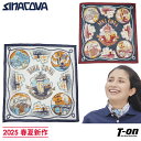 シナコバ SINACOVA メンズ レディース スカーフ ストール キャプテンモチーフ柄 マリン柄 コットン100% 薄手素材 2025 春夏 新作