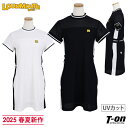 ラウドマウス ゴルフ LOUDMOUTH GOLF 日本正規品 日本規格 レディース ワンピース 半袖 モックネックワンピース UVカット メッシュ切替 サイド...