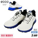 エコーゴルフ ECCO GOLF 日本正規品 メンズ シューズ ゴルフシューズ スパイクレスシューズ 防水 天然皮革 M BIOM C4 BOAシステム ダイヤ...