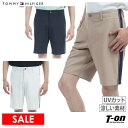 【30%OFF SALE】トミー ヒルフィガー ゴルフ TOMMY HILFIGER GOLF 日本正規品 メンズ パンツ ショートパンツ ハーフパンツ UVカット 遮熱 涼感素材 ストレッチ サイドライン ロゴジャガードテープデザイン 3Lまでご用意 ゴルフウェア
