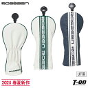 ロサーセン ROSASEN メンズ レディース ヘッドカバー ユーティリティ用 ロゴテープデザイン 配色パイピング ロゴ刺繍 マットな質感 番手タグ付 2025...