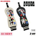 MUスポーツ エムユー スポーツ M.U SPORTS MUSPORTS レディース ヘッドカバー フェアウェイウッド用 FW レザー調 番手チップ付き アーモ...