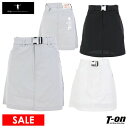 【30%OFF SALE】ティーマック T-MAC レディース スカート ベルト付 ストレッチ ピンドットメッシュ素材 通気 軽量 バックベアプリント 2025...