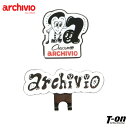 アルチビオ archivio レディース マーカー クリップマーカー 台座付きマーカー Chocomooコラボ ポップなイラスト ハートモチーフ ゴルフ