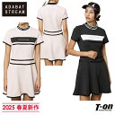 アダバット ストリーム ADABAT STREAM レディース ワンピース【STREAM】パイピングデザイン モックネックワンピース 【送料無料】 2025 春...