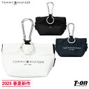 トミー ヒルフィガー ゴルフ TOMMY HILFIGER GOLF 日本正規品 メンズ レディース ボールケース ボールポーチ ボールホルダー 2個用 イージ...