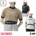 ランバン スポール LANVIN SPORT 日本正規品 レディース ハイネックシャツ 半袖 5分袖 UVカット レイヤード調デザイン ショート丈トップス風にも...