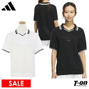 【30%OFF SALE】アディダス アディダスゴルフ adidas Golf 日本正規品 レディース ポロシャツ 半袖 スキッパー ニットポロシャツ メッシュ...