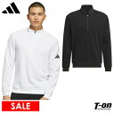 【30%OFF SALE】アディダス アディダスゴルフ adidas Golf 日本正規品 メンズ トレーナー ハーフジップ パイルプルオーバー 裏起毛 ストレ...
