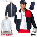 トミー ヒルフィガー ゴルフ TOMMY HILFIGER GOLF 日本正規品 メンズ ブルゾン ウィンドジャケット 防風 撥水 ストレッチ ポケッタブル仕様...