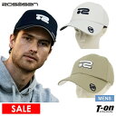 【30%OFF SALE】ロサーセン ROSASEN メンズ キャップ ツイル素材 立体ロゴ刺繍 シンプルデザイン 2025 春夏 新作 ゴルフ