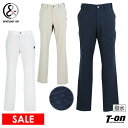 【20%OFF SALE】アンパスィ and per se メンズ パンツ ロングパンツ 撥水 ストレッチ ロゴジャガード 総柄 無地風デザイン シリコンワッペン付 【送料無料】 2025 春夏 新作 ゴルフウェア