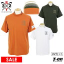 【30%OFF SALE】SY32 ABSOLUTE エスワイサーティトゥ アブソリュート 日本正規品 メンズ ハイネックシャツ 半袖 モックネックシャツ ストレッチ UVカット 速乾 ラグラン袖 後ろリブ衿 ロゴプリント 【送料無料】 2025 春夏 新作 ゴルフウェア