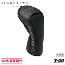 セントアンドリュース St ANDREWS メンズ レディース ヘッドカバー ドライバー用 460CC対応 DR用 マットな質感 ロゴワッペン 2025 春夏 ...