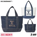 ロサーセン ROSASEN メンズ レディース カートバッグ カートポーチ ミニトートバッグ 保冷ポケット付 イェール大学コラボ ロゴ刺繍 デニムディテール 【...
