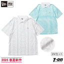 ニューエラ ゴルフ ニューエラ NEW ERA 日本正規品 レディース ポロシャツ 半袖 鹿の子素材 UVカット 吸汗速乾 リブ衿 バンダナ柄 総柄デザイン 2...