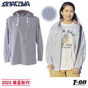 シナコバ サルジニア SINACOVA SARDEGNA メンズ レディース カジュアルシャツ フード付きシャツジャケット 通気性 軽量 ストライプ柄 ギンガム...