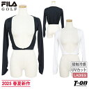 フィラ フィラゴルフ FILA GOLF レディース ボレロ 長袖 ボレロ型インナーシャツ アームカバー アンダーウェア 接触冷感 UVカット 身頃メッシュ素材...