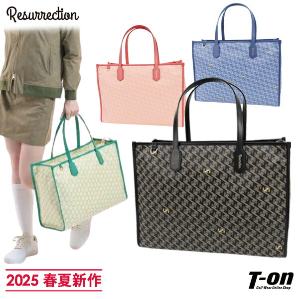 レザレクション Resurrection メンズ レディース トートバッグ ビッグトートバッグ ラ二ウススクエアビッグ 幾何学柄 モノグラム柄 カモフラ調デザイ...