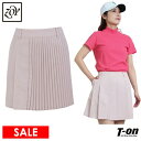 【30%OFF SALE】ゾーイ ZOY レディース スカート プリーツスカート デザインプリーツスカート 細プリーツ&幅広プリーツ 光沢感 インナーパンツ付き...