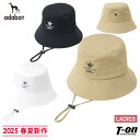 【タイムセール 7/8 13:00迄】アダバット adabat レディース ハット 【新レーベル ADABAT NAVY】ロゴデザイン バケットハット あご紐付...
