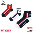 【タイムセール 7/8 13:00迄】アダバット adabat レディース ソックス 【新レーベル ADABAT NAVY】ラインデザイン ショート丈ソックス ...